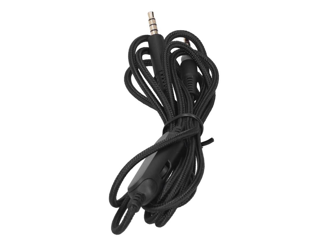 Aetheria cabo de Áudio para Fone de Ouvido Kingston Hyperx Cloud Mix com Controle de Volume e Silêncio