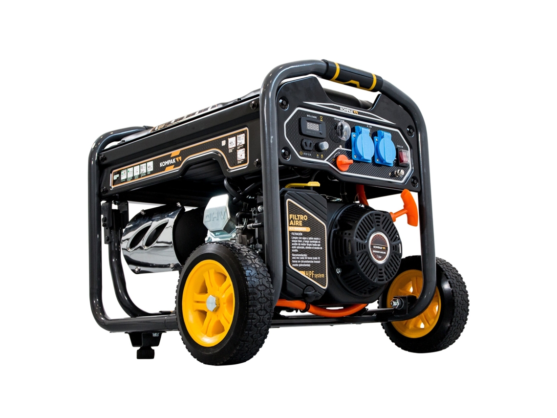 Gerador de combustível duplo monofásico KOMPAK K4000S-Df 3,3 Kw KOMPAK
