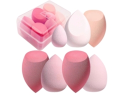 Conjunto De 7 Esponjas De Maquiagem Para Misturar Líquidos, Cremes E Pós. Everley891