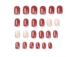 Tips para Unhas em Estilo Doce e Romântico Modelo Hy344 Kit de Ferramentas com Gel Rosa
