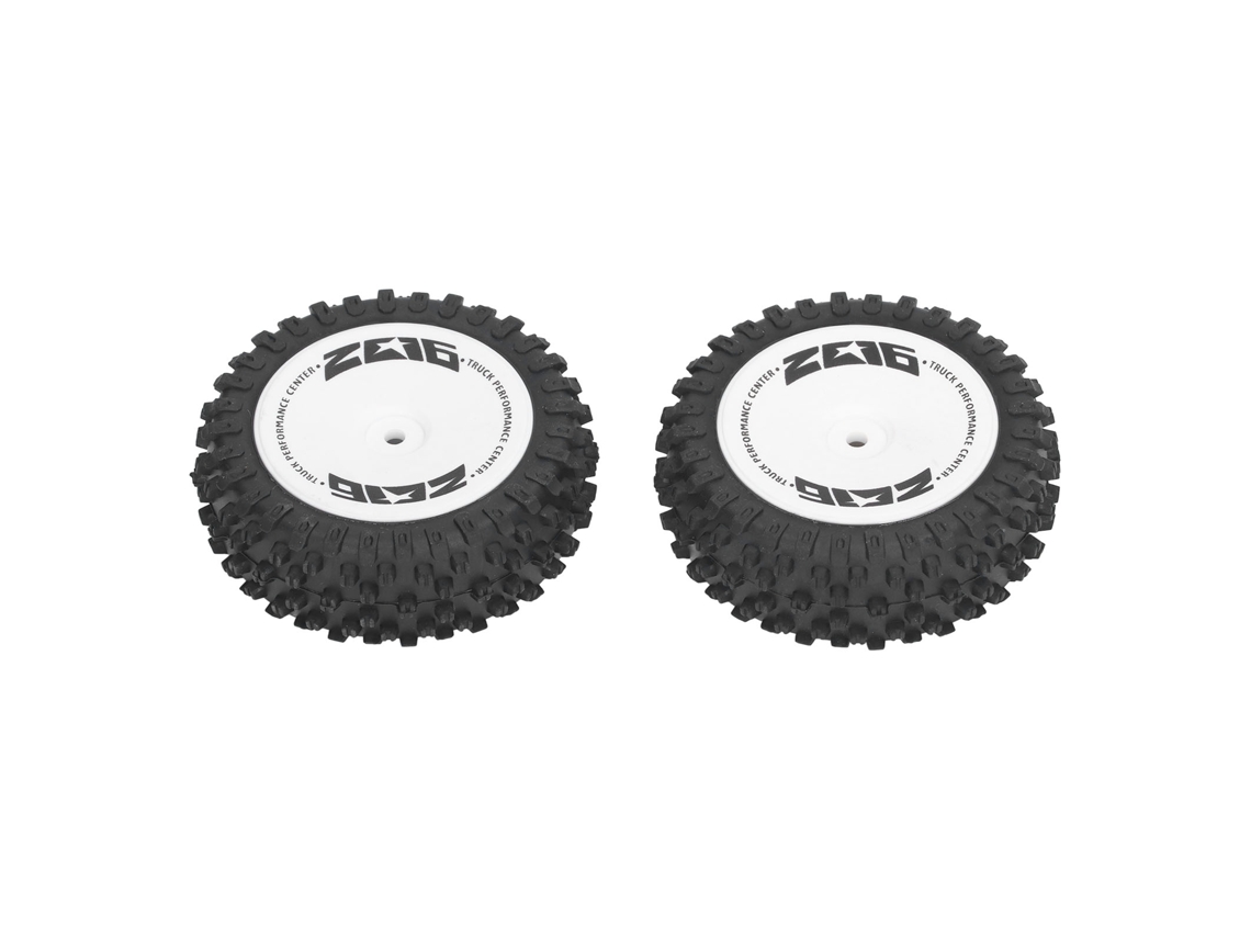 Mali 2 Peças Pneus Traseiros de Borracha para Carro Controle Remoto Wltoys 124007