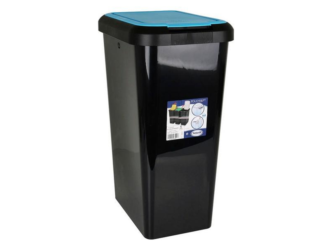 Caixote de Lixo para Reciclagem Tontarelli Duplo Abertura 45 L