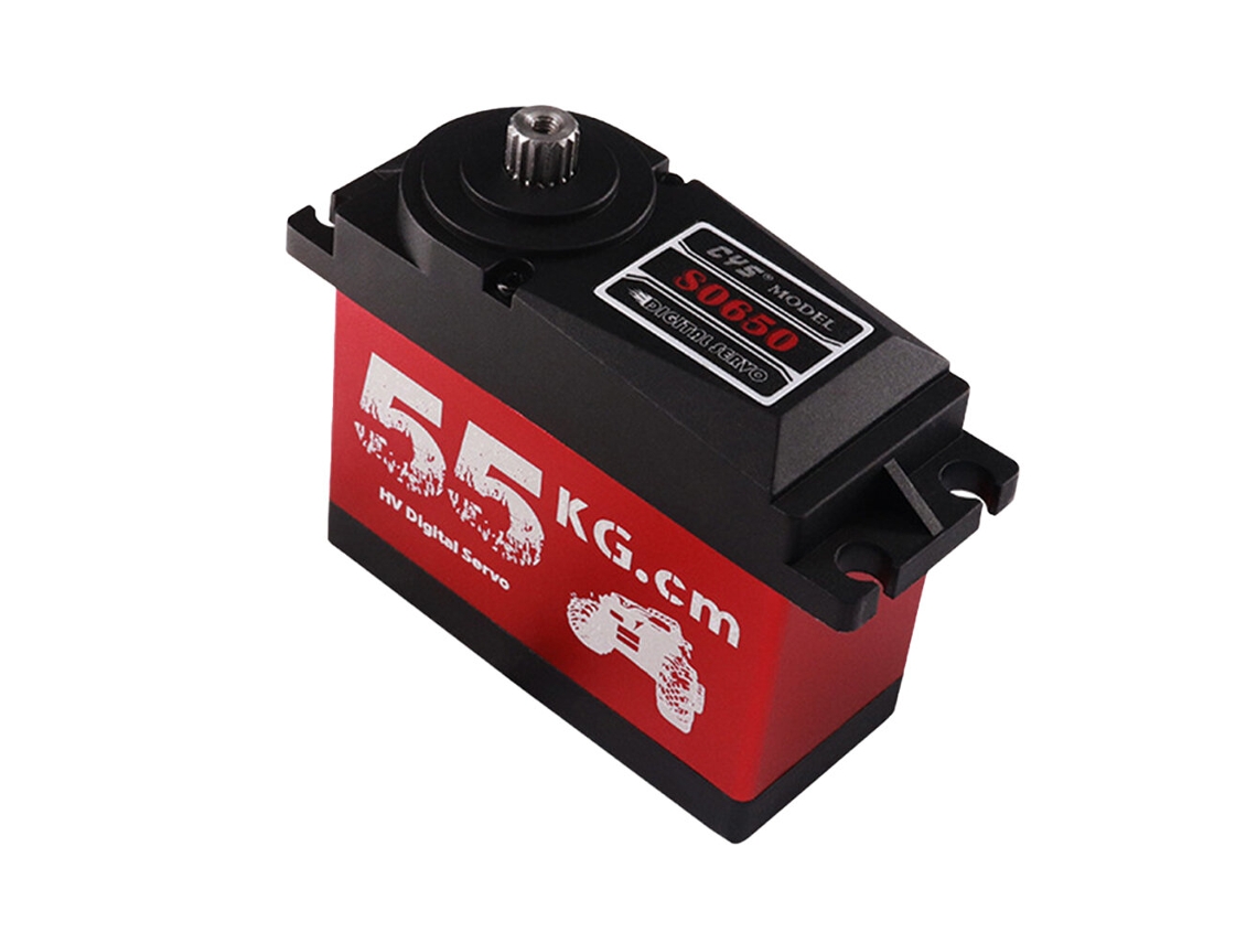Servo Digital Cys s0650 de 55 Kg com Engrenagens Metálicas, À Prova de Água e com Elevado Binário para Condução em Automóveis Rc 1:5. MDUG