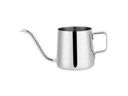 Cafeteira De Aço Inoxidável Com Bico Longo E Pescoço De Ganso, Chaleira, Xícara, Utensílios Para Chá Brilvibera (prata 350 Ml)