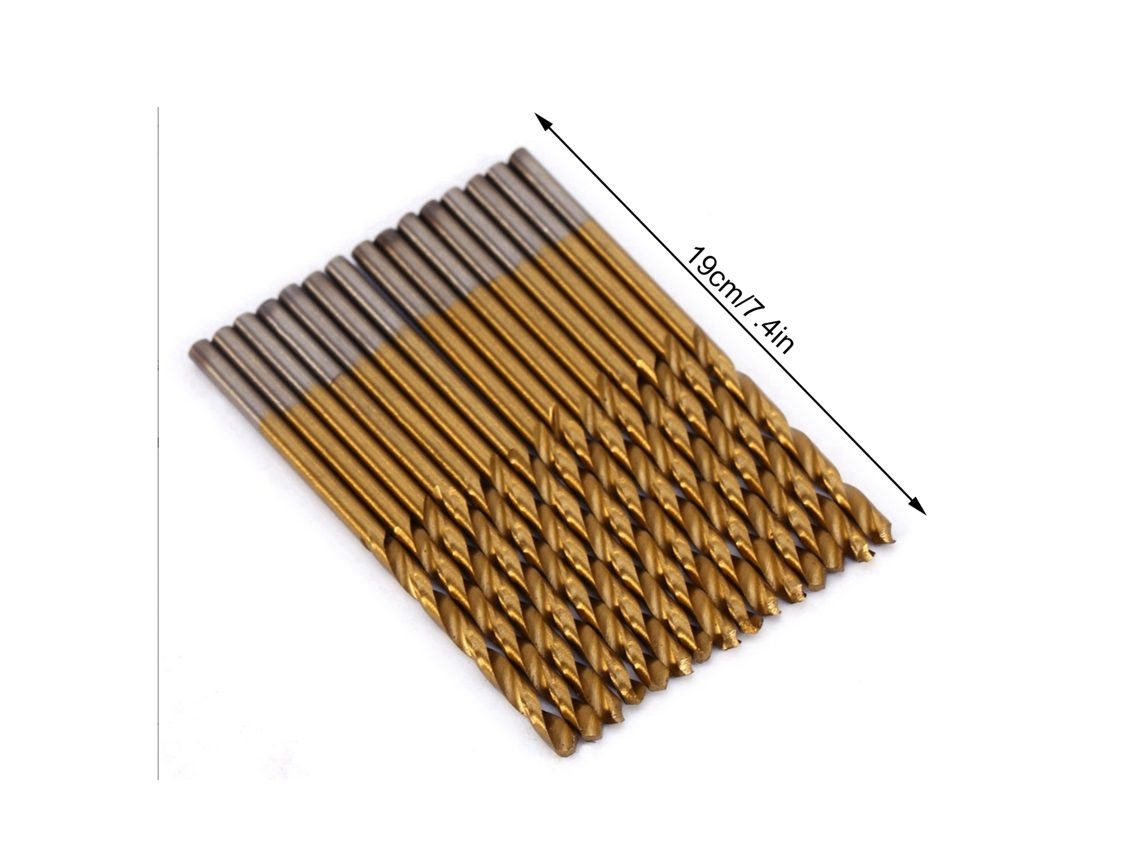 Conjunto De 99 Brocas De Aço Rápido Revestidas A Titânio Laxiscreed Para Madeira E Múltiplas Funções De Perfuração