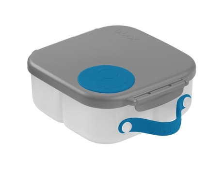 Caixa De Lanches Cinza Azul Médio B.box