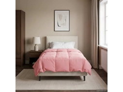 Vidaxl Edredom De Verão Simples 135 X 220 Cm Verão Rosa Respirável