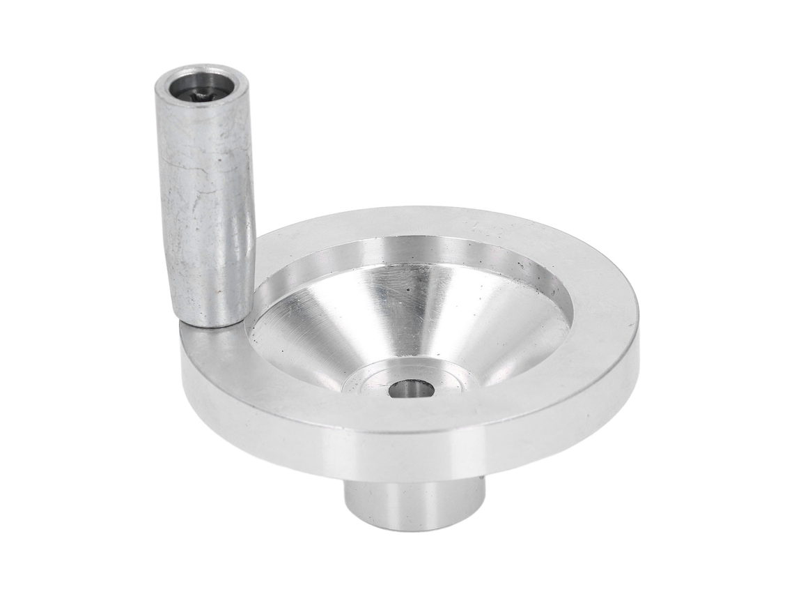 Mini Torno Em Liga De Alumínio Com Pega E Manípulo Da Laxiscreed, Ideal Para Diversos Tamanhos De Tornos Cnc