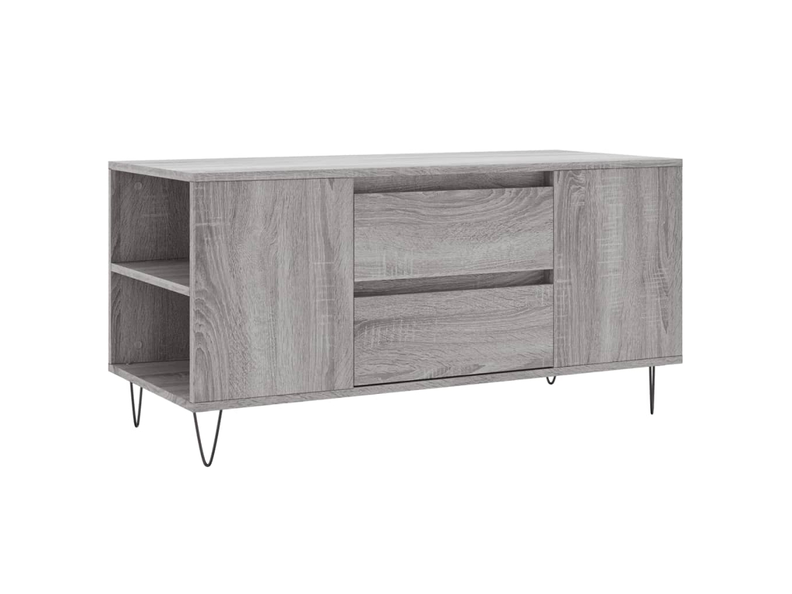 Coffee Table, Coffee Tables Vidaxl Cinzeto Madeira Processada (n/a)