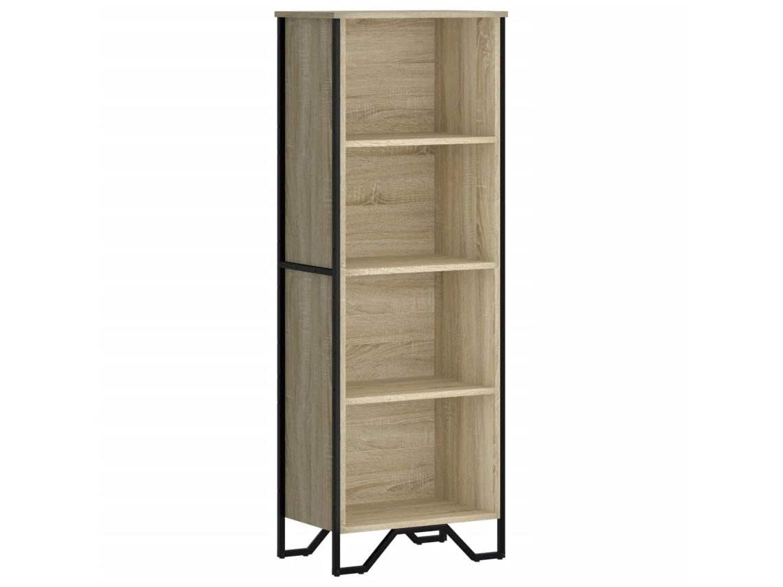 Estante Carvalho Sonoma MAISON EXCLUSIVE em derivados de madeira (50x31x137,5 cm)