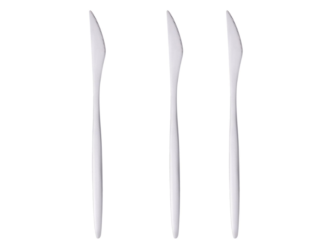 3 Unidades De Moldes Em Aço Inox 22 Cm "fino"