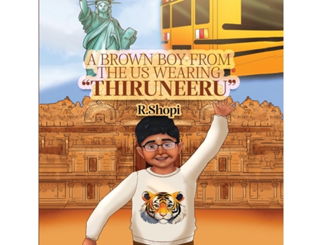Livro A Brown Boy from the US wearing quotThiruneeruquot de R Shopi (Inglês)