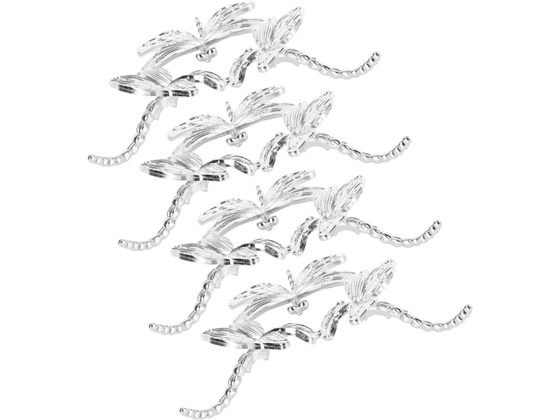 Suporte Para Bolas De Cristal Pequenas Toyvian Em Metal Prateado, Base Decorativa Com Design De Libélula, Pedestal Para