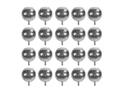 20 Balões de Ar 22 Polegadas com Design 4D Preto, Branco e Gradient LAXISCREED