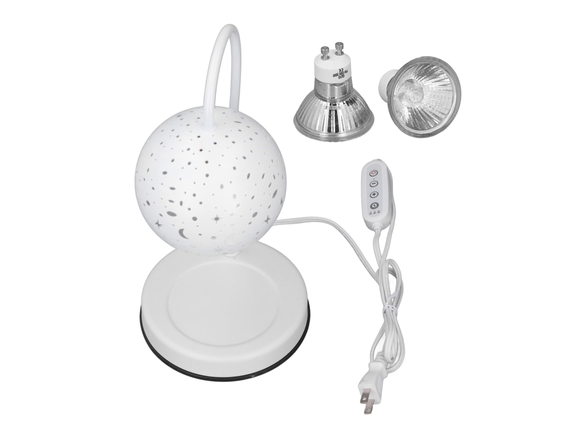 2026 calentador de Velas Con Temporizador Y Dimmer 2 Bombillas 35w 3 Programaciones Lámpara Eléctrica para Dormitorio Y Sala de Estar