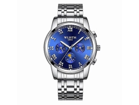 Relógio De Quartzo Luminoso Masculino Wlisth S509 Para Negócios Com 3 Mostradores Pequenos Decorativos Saisiyiky