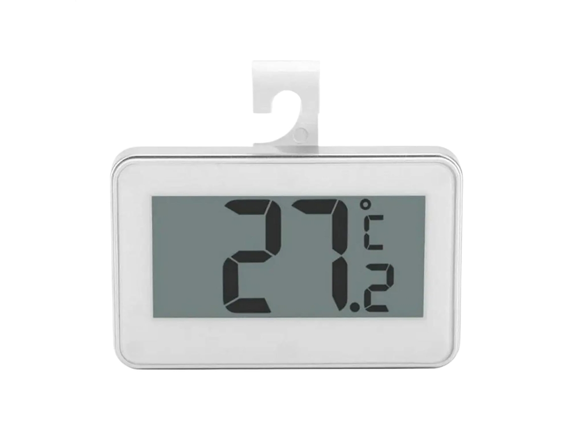 Lurelia Termo-higrómetro Com Sensor, Para Frigorífico E Congelador, Alta Precisão, Visor Lcd, Impermeável, Suporte Prático, Medição De Humidade