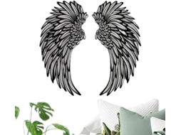 Arte De Parede Com Asas De Anjo, Escultura De Parede Moderna Em Metal Com Asas.