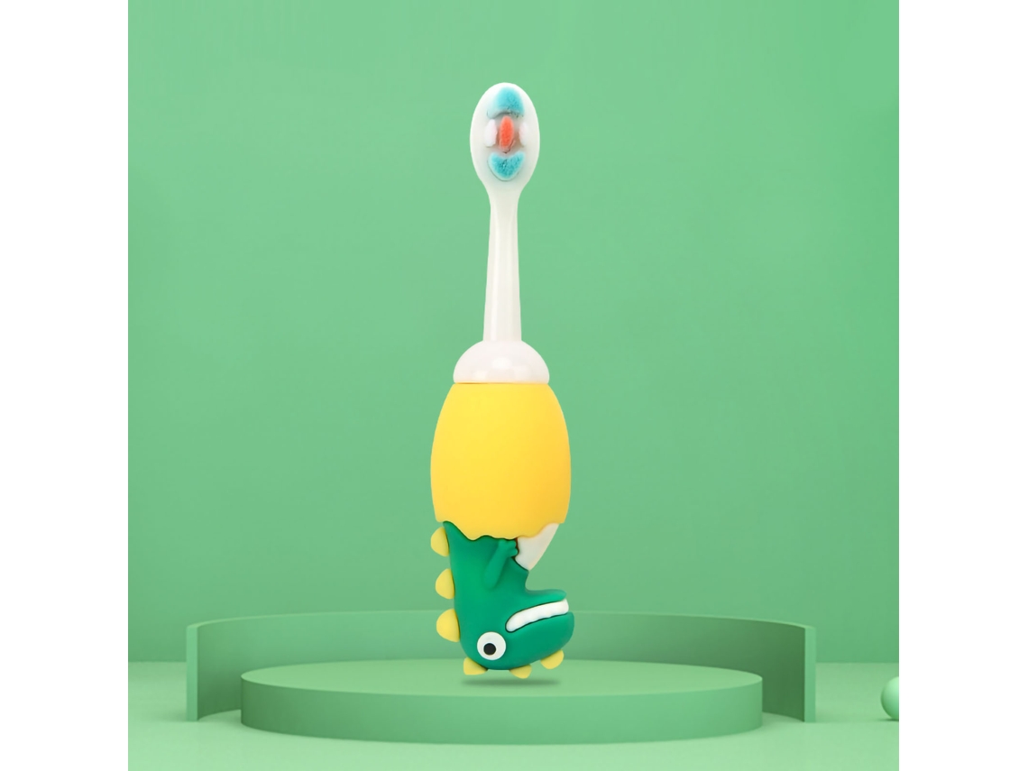 Primerox escova de Dentes Infantil Macia Personagens Animados Limpeza Profunda 1 7 Anos Pp Pbt