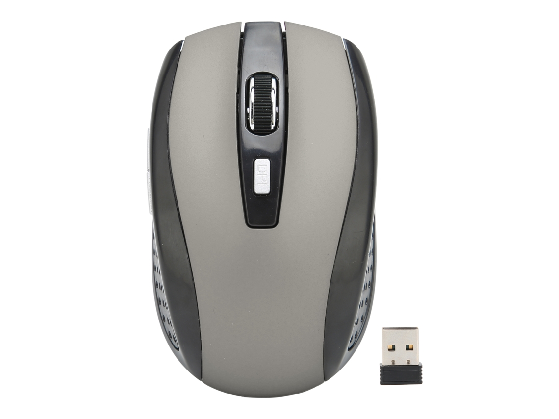 Aetheria mouse Sem Fio 2.4ghz Ajustável 3 Níveis Dpi Textura Fosca Compatível com Computador e Laptop Prata Cinza