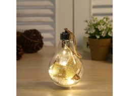 6 Bolas de Natal Led Transparentes, Luzes de Simulação Criativas, Decorações para Árvores Pendentes, Baixo Consumo, Moderno, Ergonômico... STELASPLEN