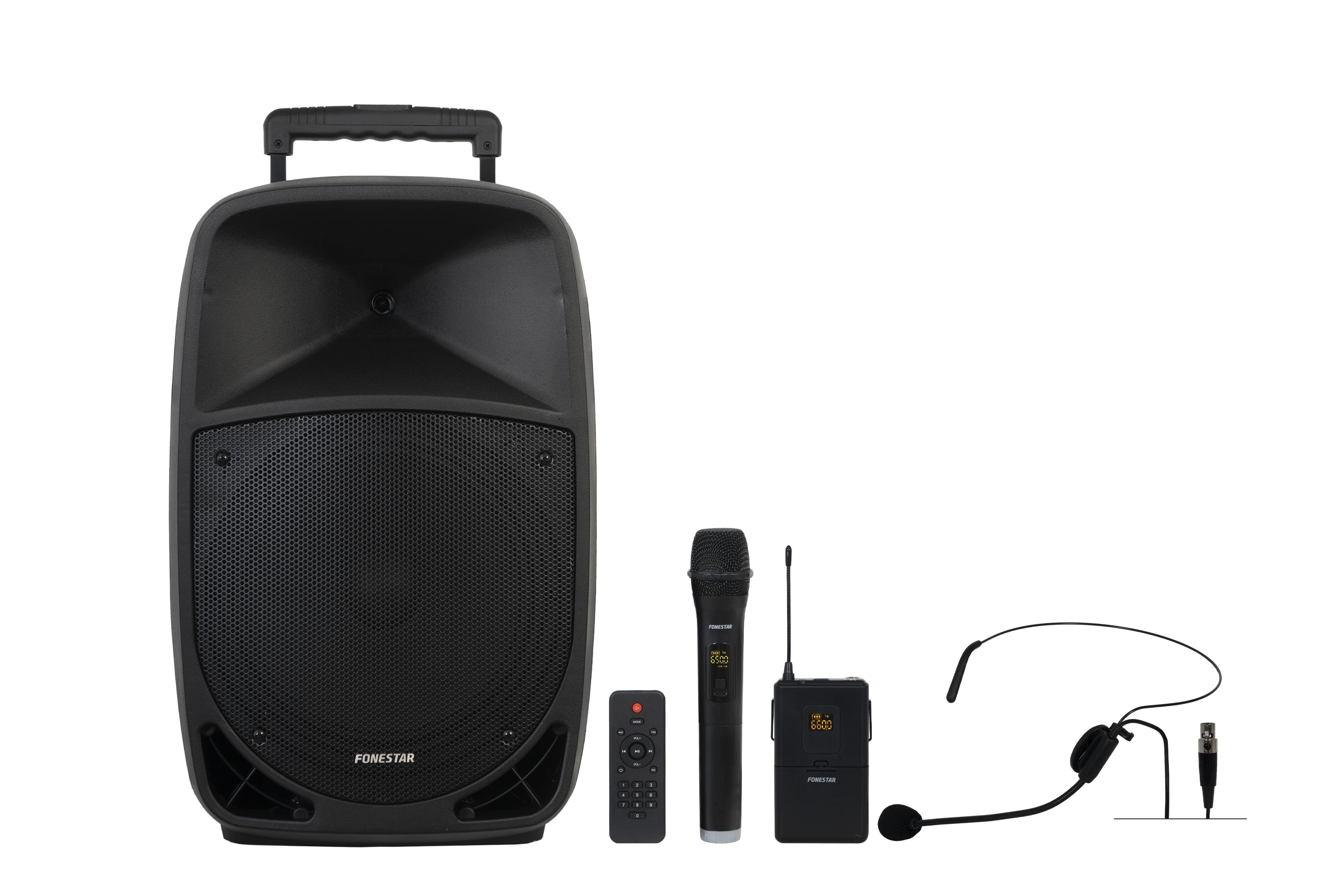 Altifalante Bluetooth Portátil FONESTAR MALIBU-312 (Preto - Bluetooth - 250 W)
