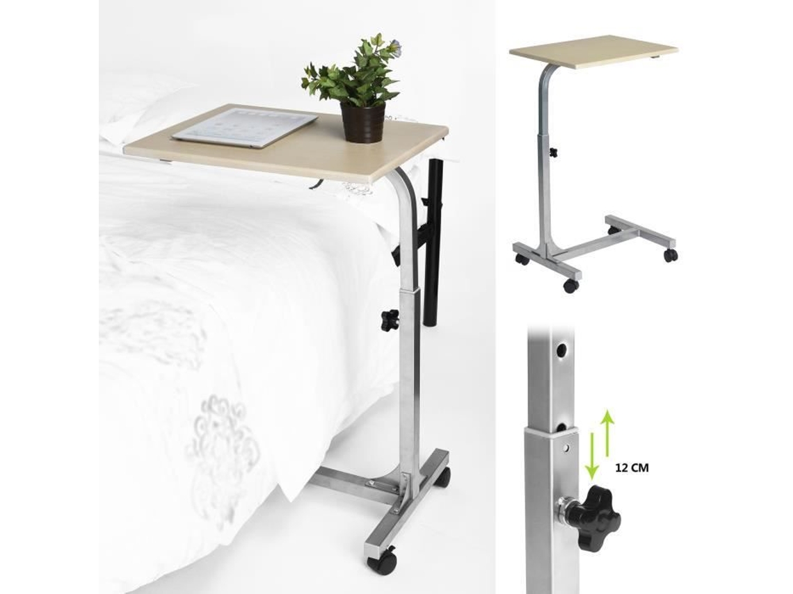 Mesa De Cama Mesa De Computador Portátil Suporte Para Tablet Mesa Rodízios Altura Ajustável Multi Positions Furnish1