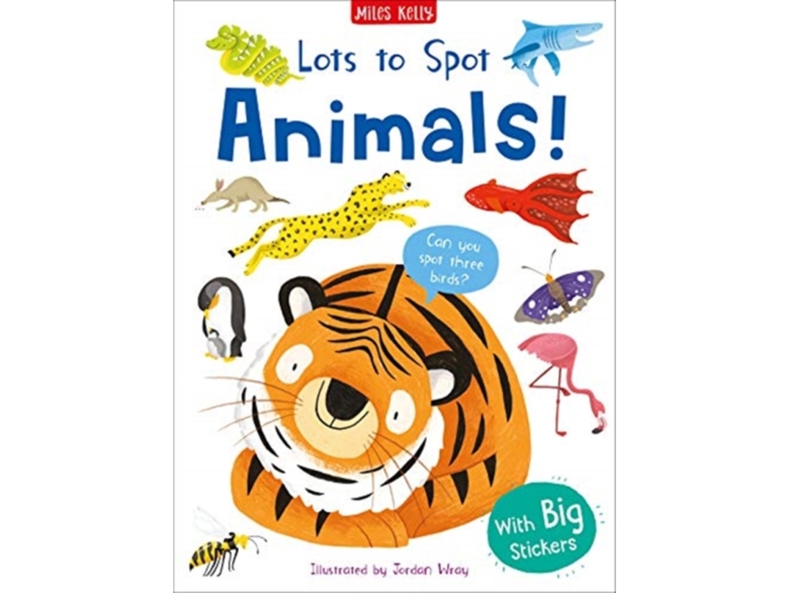 Livro Lots to Spot Sticker Book Animals! de Rosie Neave (Inglês)