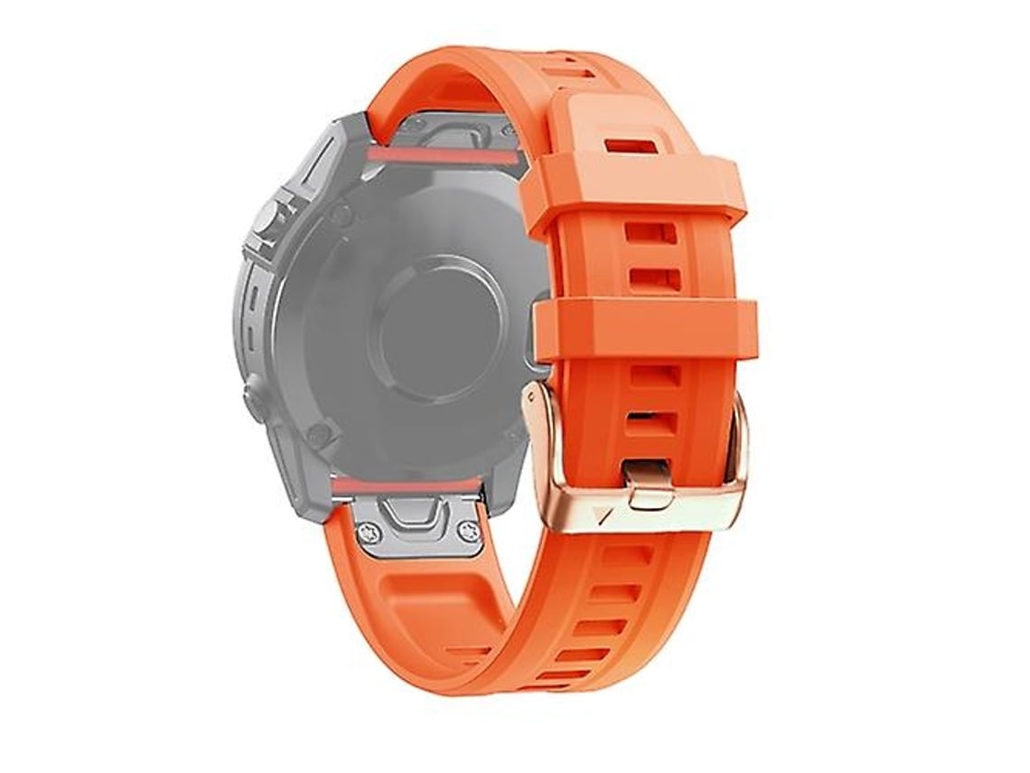 Lurelia Pulseira, Compatível Com Garmin Fenix 6s 20mm Laranja