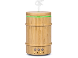 Laxiscreed Umidificador Aromaterapia 150ml, Exclusivo Plugue Uk, Em Bambu, Ideal Para Relaxar Ambientes