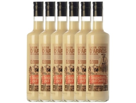 Licor SEGADORS DEL DELTA Licor Creme Segadors Del Delta Licor D'Arròs (0.7 L - 6 unidades)