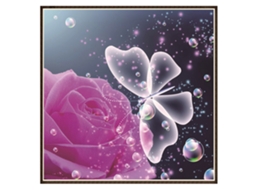 Diy Pintura de Diamante Borboleta para Decoração de Ambiente