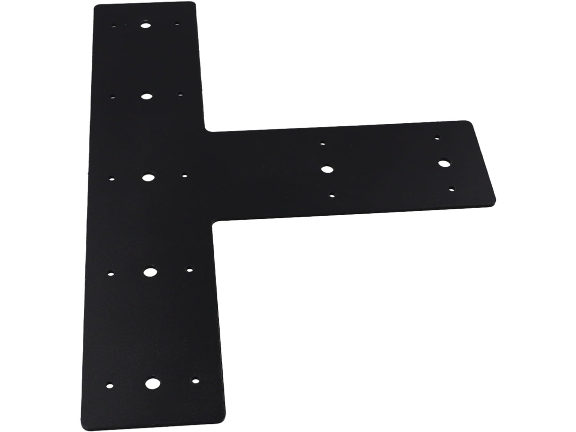 Suporte Em T De Aço Plano, 14x 8, 5 Polegadas, Para Conectar Postes De Treliça Madeira 4x 4e 6x 6 Polegadas, Para