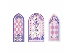 6 folhas de adesivos para scrapbooking, janela pet, fácil de colar, DIY | S/MARCA