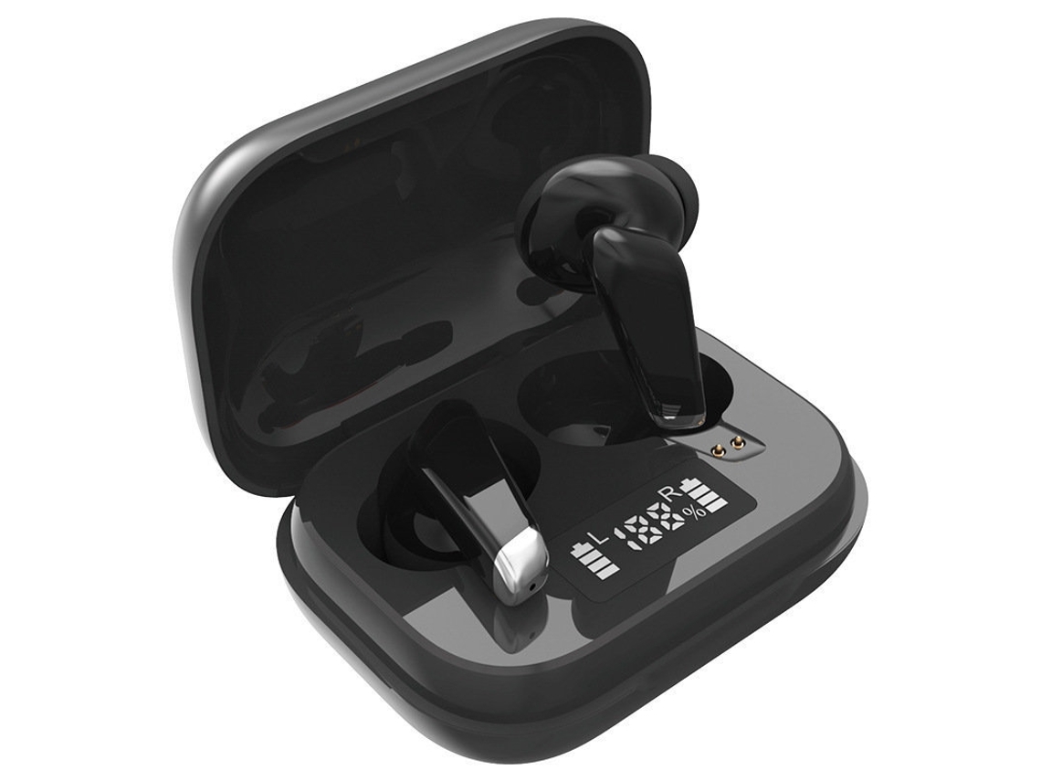 Auriculares Bluetooth True Wireless de Lcd UrbanoEstéreo Dual Pod Earbuds Cool Urban Preto