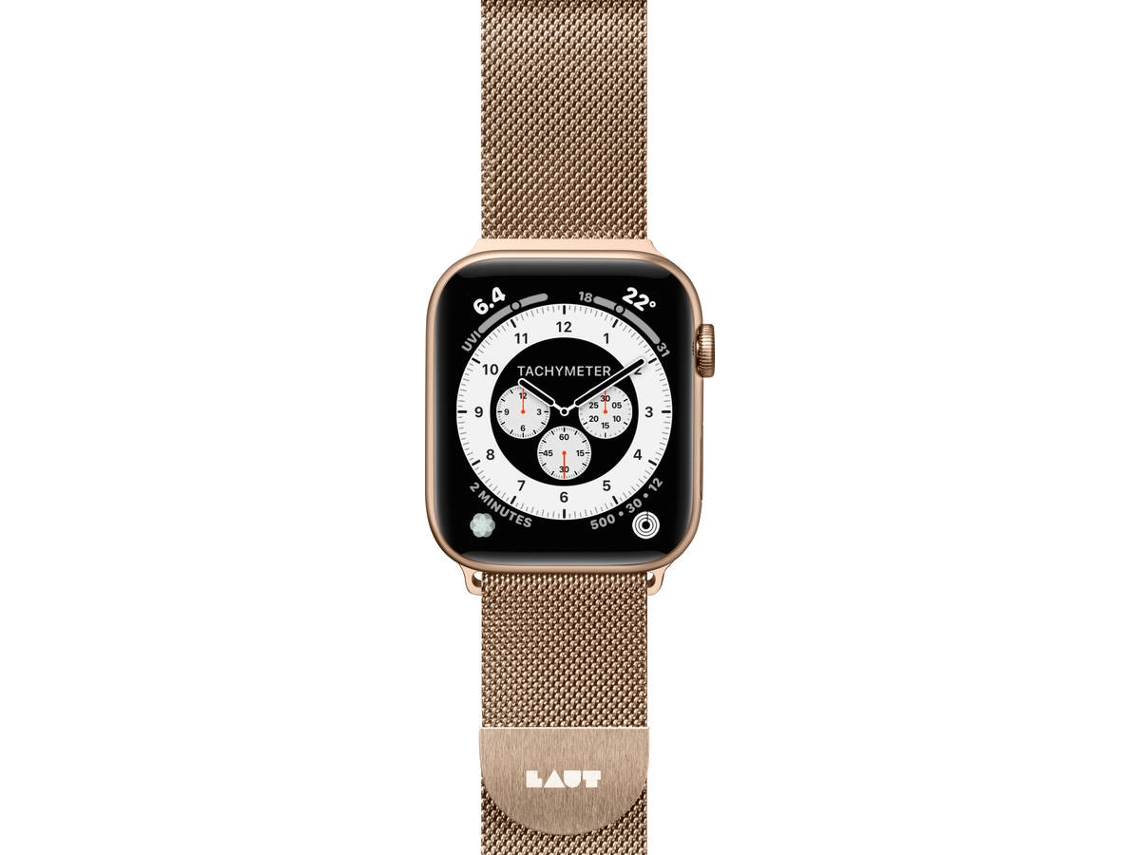 Bracelete para Apple Watch LAUT Steel Loop 42/44 mm Gold