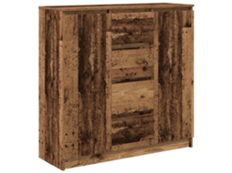 Sideboard, Sideboards Vidaxl Marrom Madeira Processada (n/a)