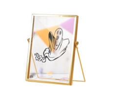 Laxiscreed Quadro De Halloween Em Acrílico 14x21cm Para Decoração De Casa E Mesa