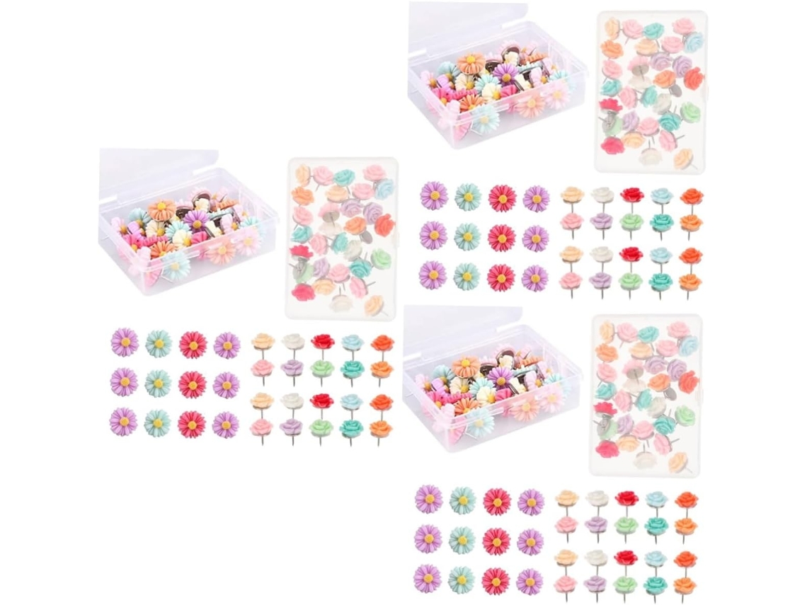 Série 3 Conjunto De 60 Peças Tachinhas Metálicas Decorativas Para
