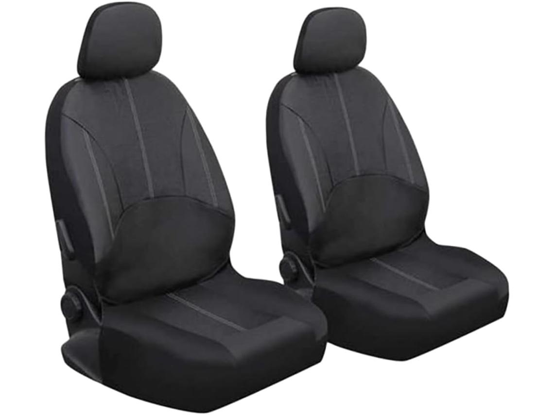 Capa De Assento De Carro Em Couro Pu Preto, Proteção Confortável Para O Carro, Conjunto De 4 Peças Adequado Para Caminhões E