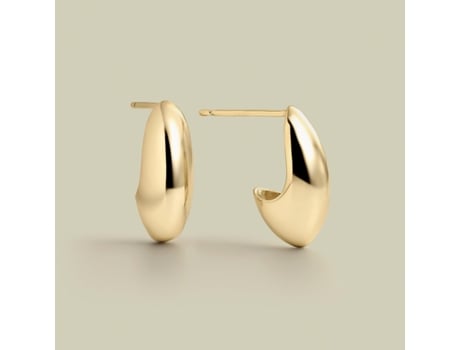 Brincos Adara da Earcandy Jewelry em prata e ouro.
