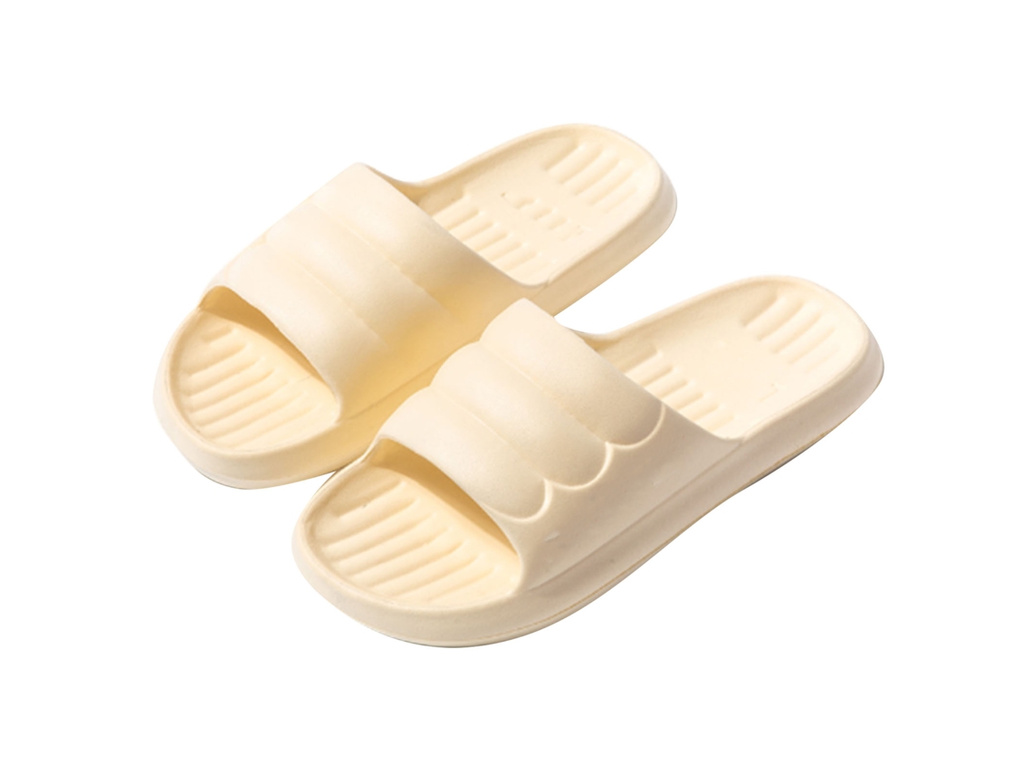 Chinelo Amarelo Confortável Antiderrapante Tamanho 36 37