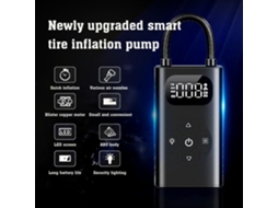 Inflador portátil de 4000 mAh com tela para pneus, bicicletas, bolas, brinquedos, lanterna e carregador | S/MARCA