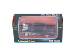 Brinquedo De Carro De Liga Com Recuo 1:32, Luz E Som Para Crianças Acima De 3 Anos (preto)