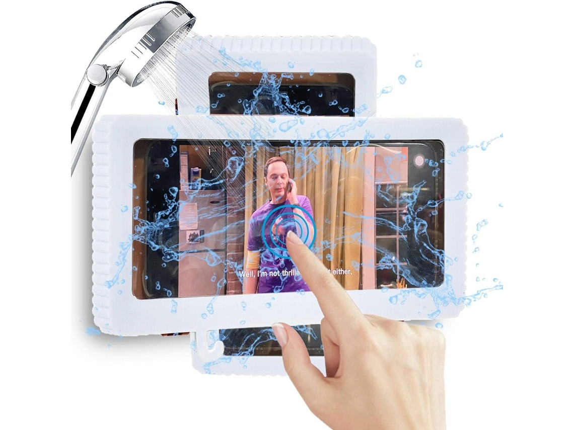 Pacote Com 10 Suportes De Parede Para Telefone E Chuveiro Waterprof 180° Para Banheiro