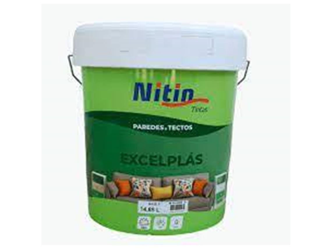 Excelplás Branco Paredes E Tectos - 15 L NITIN