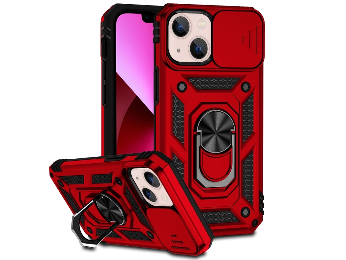 Capa Para Iphone 13 Mini - Suporte Deslizante Para Câmera