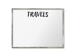 Magnetic Board Travels For The Living Room Espelharte (80x60 Cm)