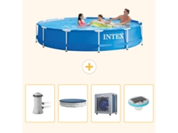 Intex Piscina Com Estrutura Redonda - 366x76 Cm - 5-peças S175