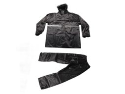 Conjunto de Casaco de Chuva Impermeável Oxford Tipo Separado com Faixa Reflexiva